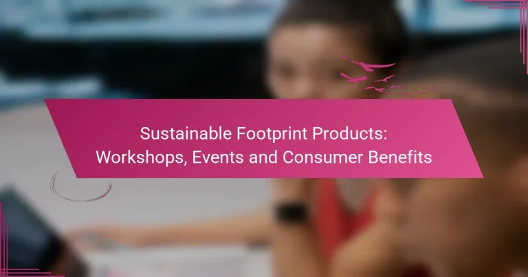 Produse Sustainable Footprint: Ateliere, Evenimente și Beneficii pentru Consumatori